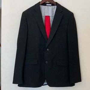 Black J. Ferrar Slim Fit Suit